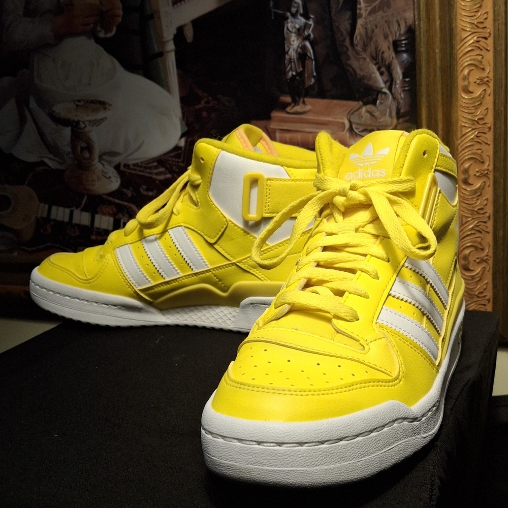 Adidas Bright Yellow Sneakers - Picture 6 of 12